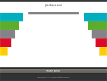Tablet Screenshot of glenback.com